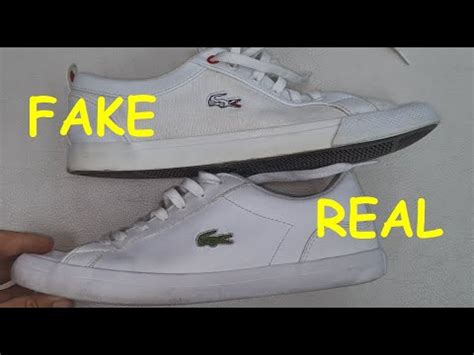 lacoste shoes fake vs original|lacoste authenticity check.